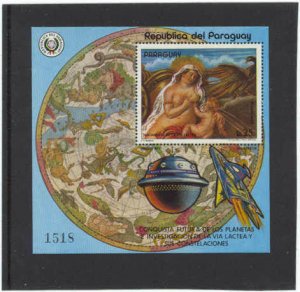 Paraguay 1712 MNH s/s Rubens/Space SCV37.50