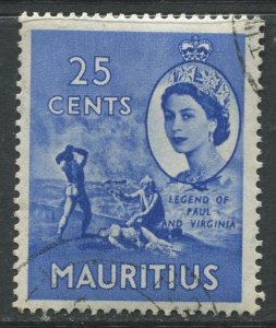 STAMP STATION PERTH Mauritius #258 QEII Definitive Issue FU 1953-1954