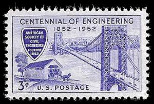 # 1012 MINT NEVER HINGED ENGINEERING CENTENNIAL TEMP