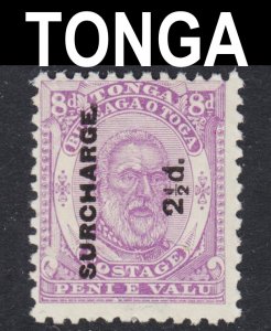 Tonga Scott 23 F+ unused no gum.