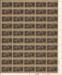 US Stamp - 1967 Thomas Eakins Art - 50 Stamp Sheet - Scott #1335