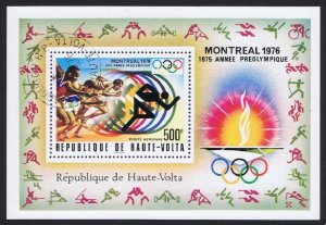 Upper Volta Summer Olympic Games Montreal MS 1976 CTO SC#C230 MI#Block 40