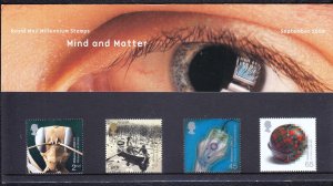 Great Britain 2000 Mind & Matter Complete Mint MNH Set in Presentation Pack