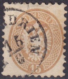 Austria  Lombardy-Venetia #24  F-VF Used CV $210.00  (A18684)