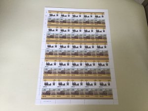 Nevis Stourbridge Lion Railway Locomotive Train MNH full  stamps sheet 49496