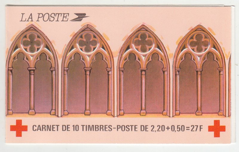 Z4005, 1985 france complete bklt mnh #b574a red cross