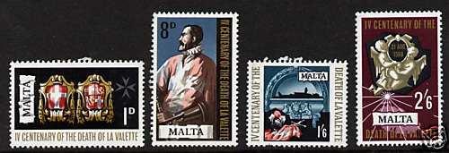 Malta 387-90 MNH La Valette, Crest