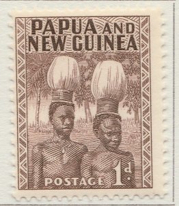 1952 British Commonwealth PAPUA NEW GUINEA 1d MH* Stamp A28P31F28850-