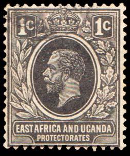 East Africa and Uganda Scott 40 Used.