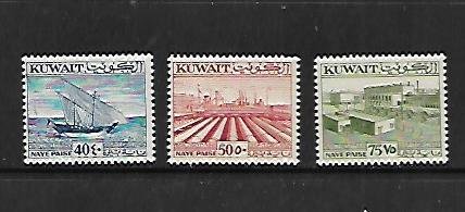 KUWAIT, 146-148, MNH, NAYE PAISE