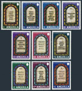 Anguilla 526-535,MNH.Michel 530-539. Easter 1983.Ten Commandments.