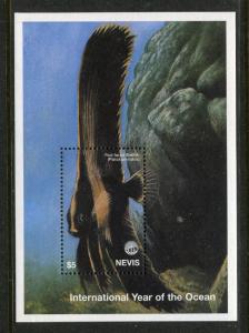 Nevis 1095 MNH, 1998. Marine Life. x29451