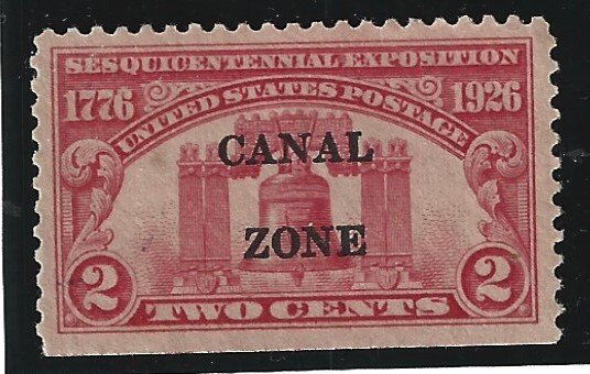 Canal Zone Scott #96 Mint 2c Overprint 2019 CV $4.50