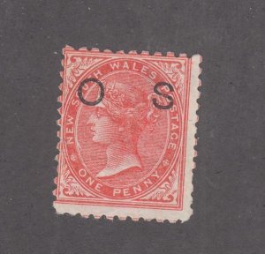 NEW SOUTH WALES # O12 UNUSED 1p CAT VALUE $35