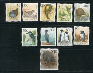 New Zealand 919-23, 25-27, 29-30 Bird Types MNH Kiwi, Penguins