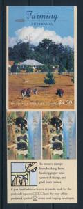 [74567] Australia 1998 Farm Animals Cows Sheep Horse Self Adh. Booklet MNH