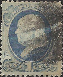 # 182 Dark Ultramarine Used FAULT Ben Franklin SCV-6.00