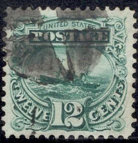 US Stamp Scott #117 Used SCV $130. Fantastic Centering!