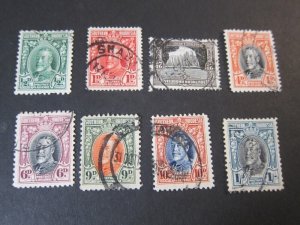 Southern Rhodesia 1931 Sc 6-7,9,21,22,4-6 FU