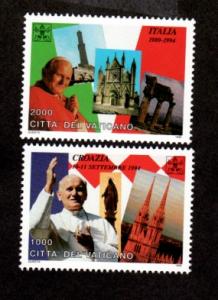 Vatican # 1000-1001 Mint!