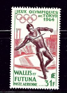 Wallis and Futuna C19 MNH 1964 Olympics   #2