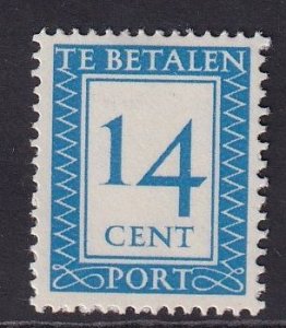 Netherlands  #J90  MH 1953   Postage Due   numerals  14c