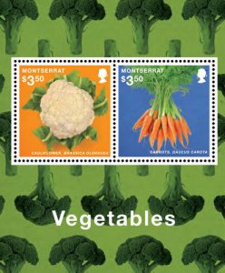 Montserrat - 2014 VEGETABLES STAMP SOUVENIR SHEET - MNH