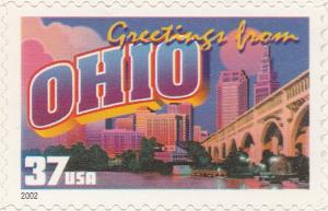 US 3730 Greetings from Ohio 37c single MNH 2002