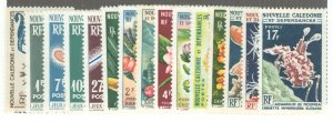 New Caledonia #323/340 Unused Single (Complete Set)