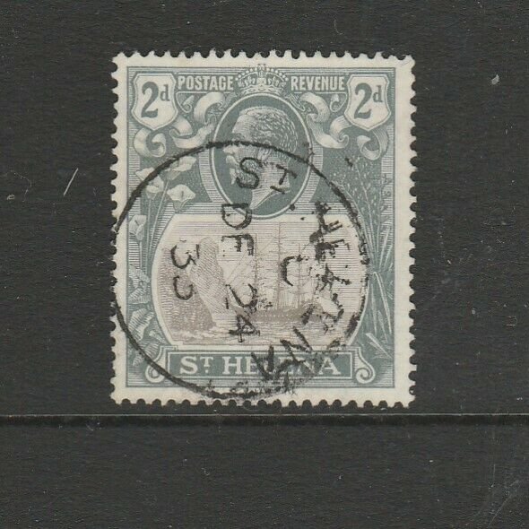 St Helena 1922/37 ship defs, 2d cds Used SG 100