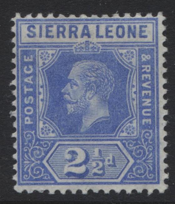 Sierra Leone -Scott 107 - KGV Definitive -1912 - MNH - Single 2.1/2p Stamp