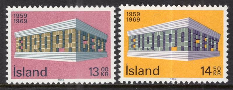 Iceland 406-407 Europa MNH VF