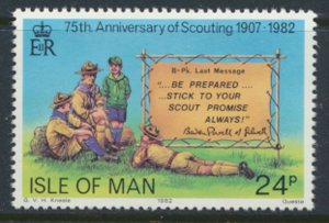 Isle of Man MUH   Sc 210   SG 214 Scouting 1982 see scan