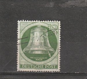 Germany  Scott#  9N76  Used  (1951 Freedom Bell)