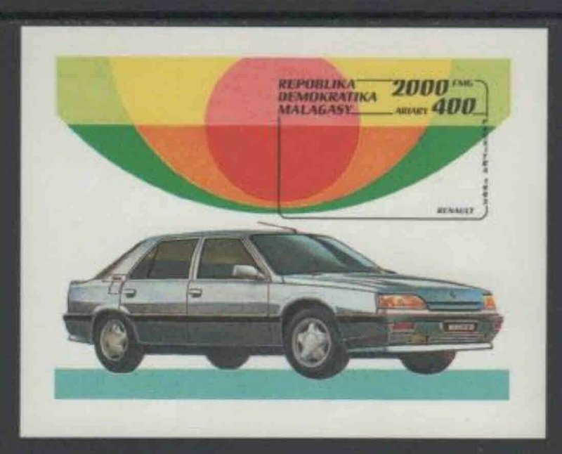 MALAGASY #1113 1993 RENAULT AUTOMOBILE MINT VF NH O.G S/S aa