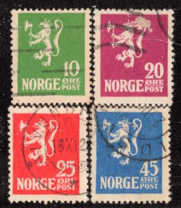 Norway Scott 100-103 Used.