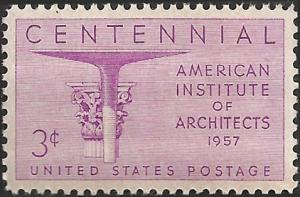 # 1089 MINT NEVER HINGED ARCHITECTS