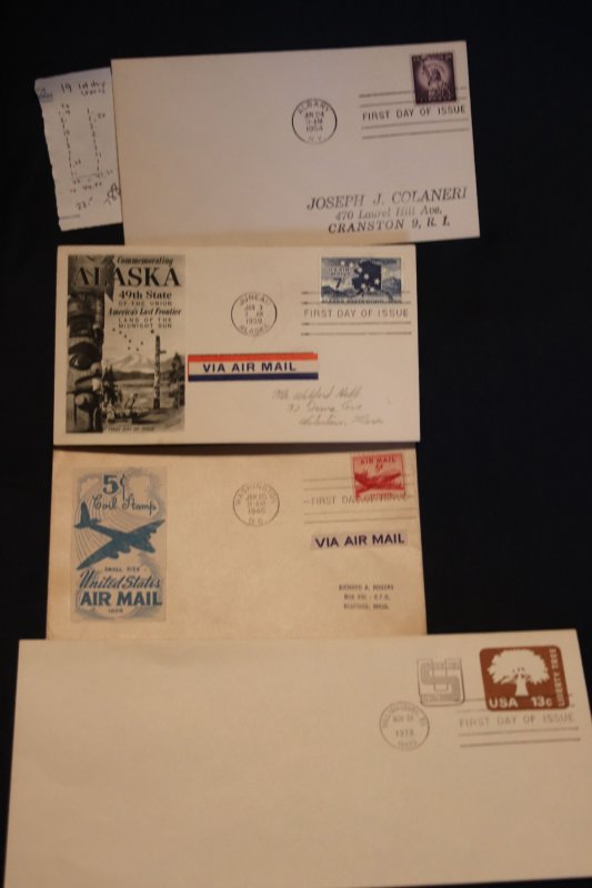 19 US First Day Covers (#788)