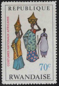 RWANDA Scott 275 costume, stamp