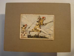 WWI Military French Zouaves 3 CINDERELLA POSTER STAMP