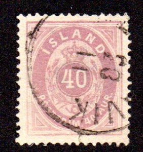 ICELAND 18 USED SCV $47.50 BIN $19.00 NUMERICAL