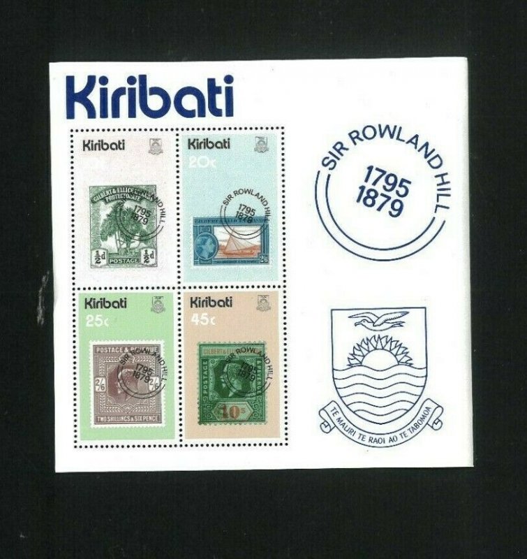 Kiribati 344a Souvenir Sheet. Lot of 20 Cat,25.00. Wholesale