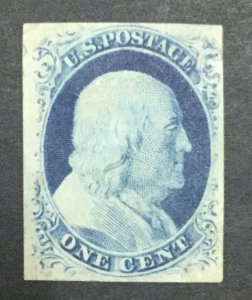 MOMEN: US STAMPS #7 MINT OG H LOT #33450