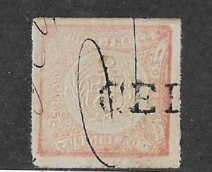 Peru Sc #12 1d red  used VF