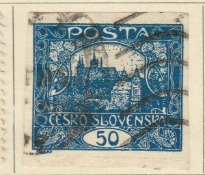 A5P64F45 Czechoslovakia 1919-20 50h Imperf Used-