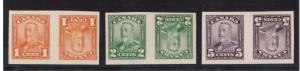 Canada #149acvi - #153acvi VF/NH Tete Beche Pairs