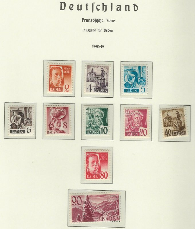 Germany 5N28-5N40 MNH (Page Not Included) (412815)