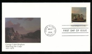 US 3236f American Art Boatman on the Missouri UA Fleetwood cachet FDC