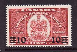 Canada-Sc#E9-unused NH 10c 20c dark carmine special delivery-id100-1939-