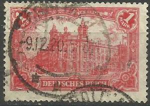 Germany - 1920 Post Office 1mk used  #111